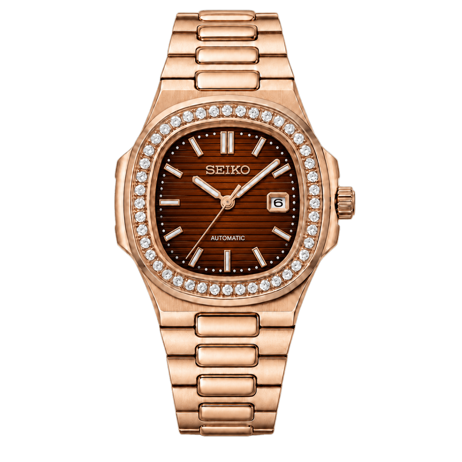 NAUTILUS ROSE GOLD COFFEE 30MM