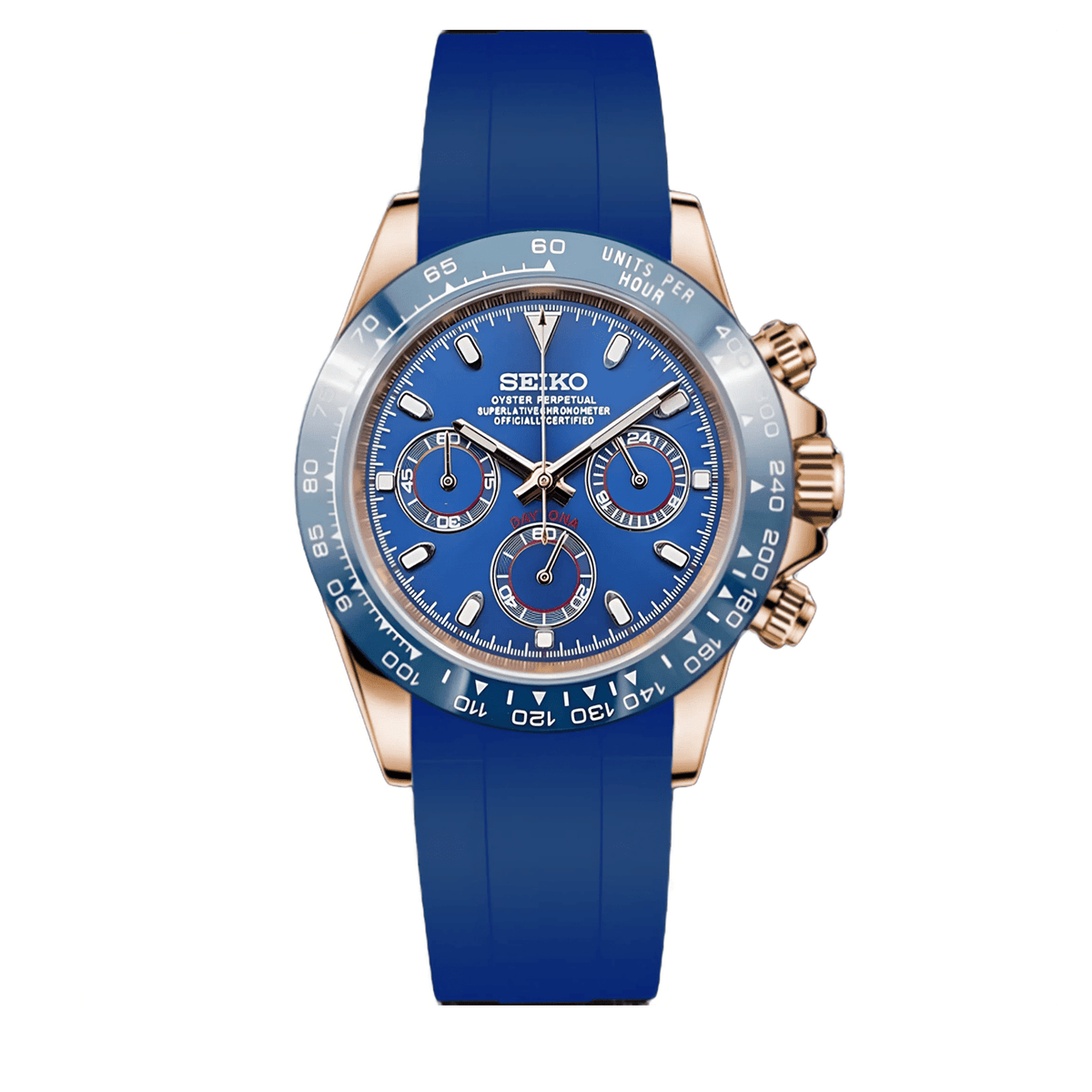 Daytona Rose Gold - Blue