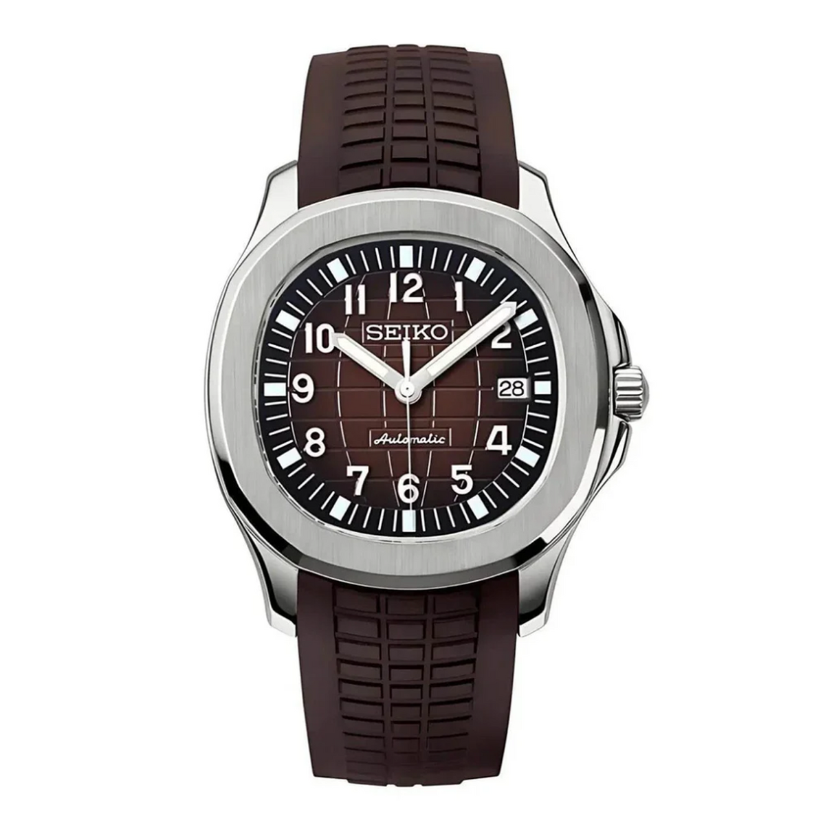 Nautilus Brown Silver