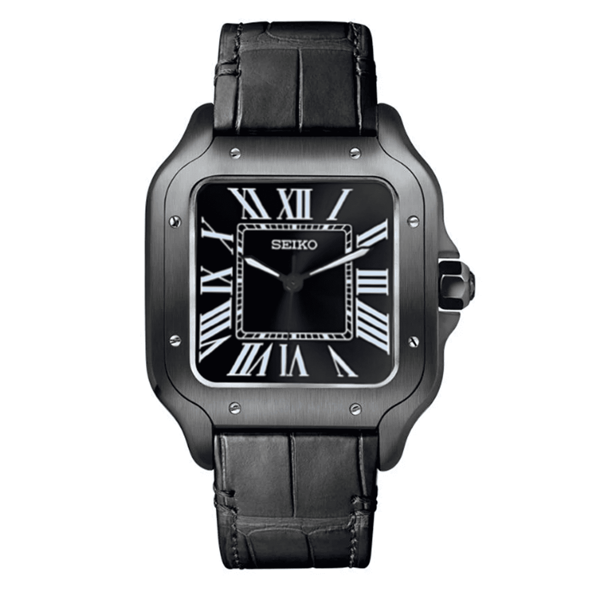 Santos Classic Black - Black Leather