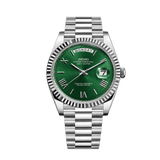 Daydate Silver Green