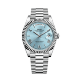 Daydate Silver Tiffany Bue