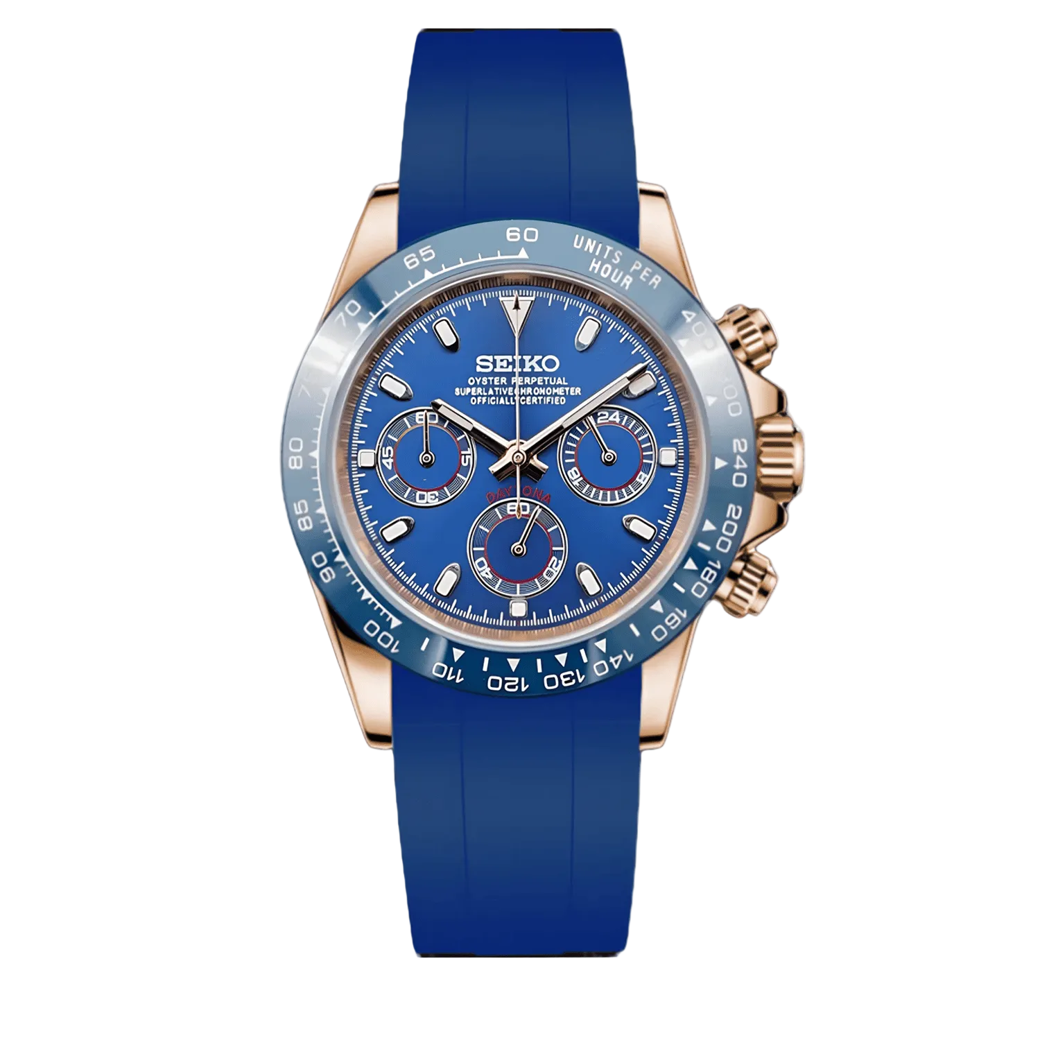 Daytona Rose Gold - Blue