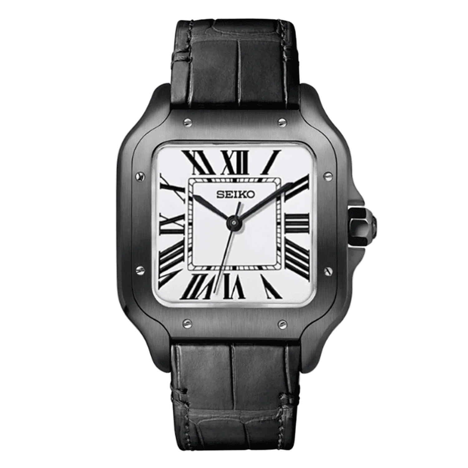 Santos Classic White - Black Leather