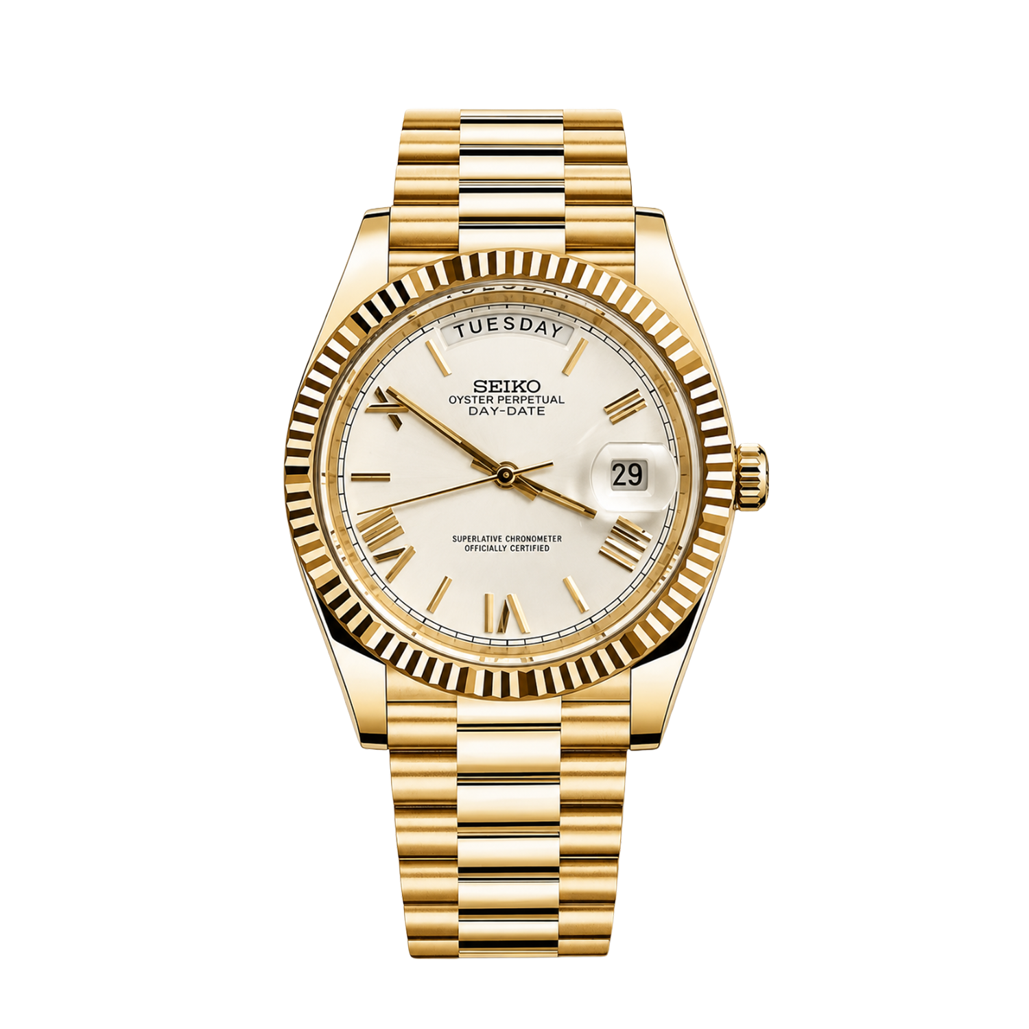 Daydate Gold White