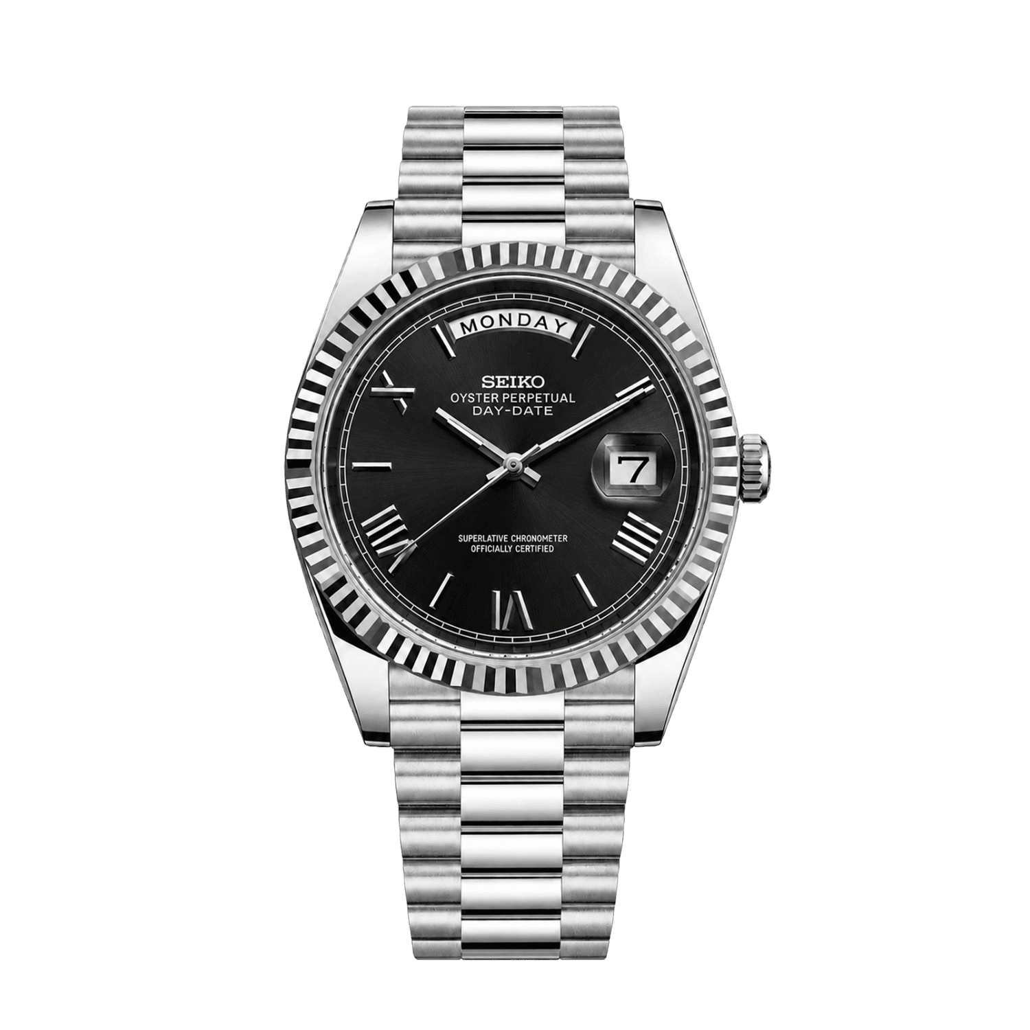 Daydate Silver Black
